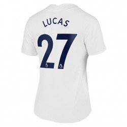 Camisola Tottenham Hotspur Lucas Moura 27 Mulher Equipamento Primeiro 2021-2022 Manga Curta